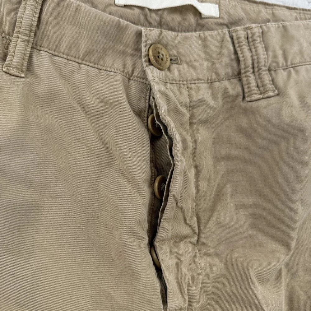 Norse Projects Aros Chino Pants Mens 34 Beige Slim Fit Light Twill Casual 34x31